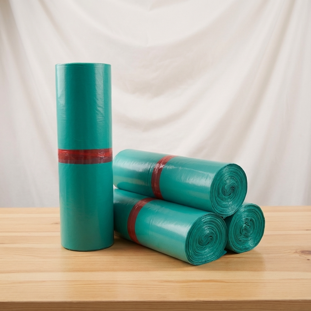 100pcs, 5 sizes Dark green thicken poly Mailer Shipping bag