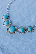 Western Moon Necklace - Turquoise