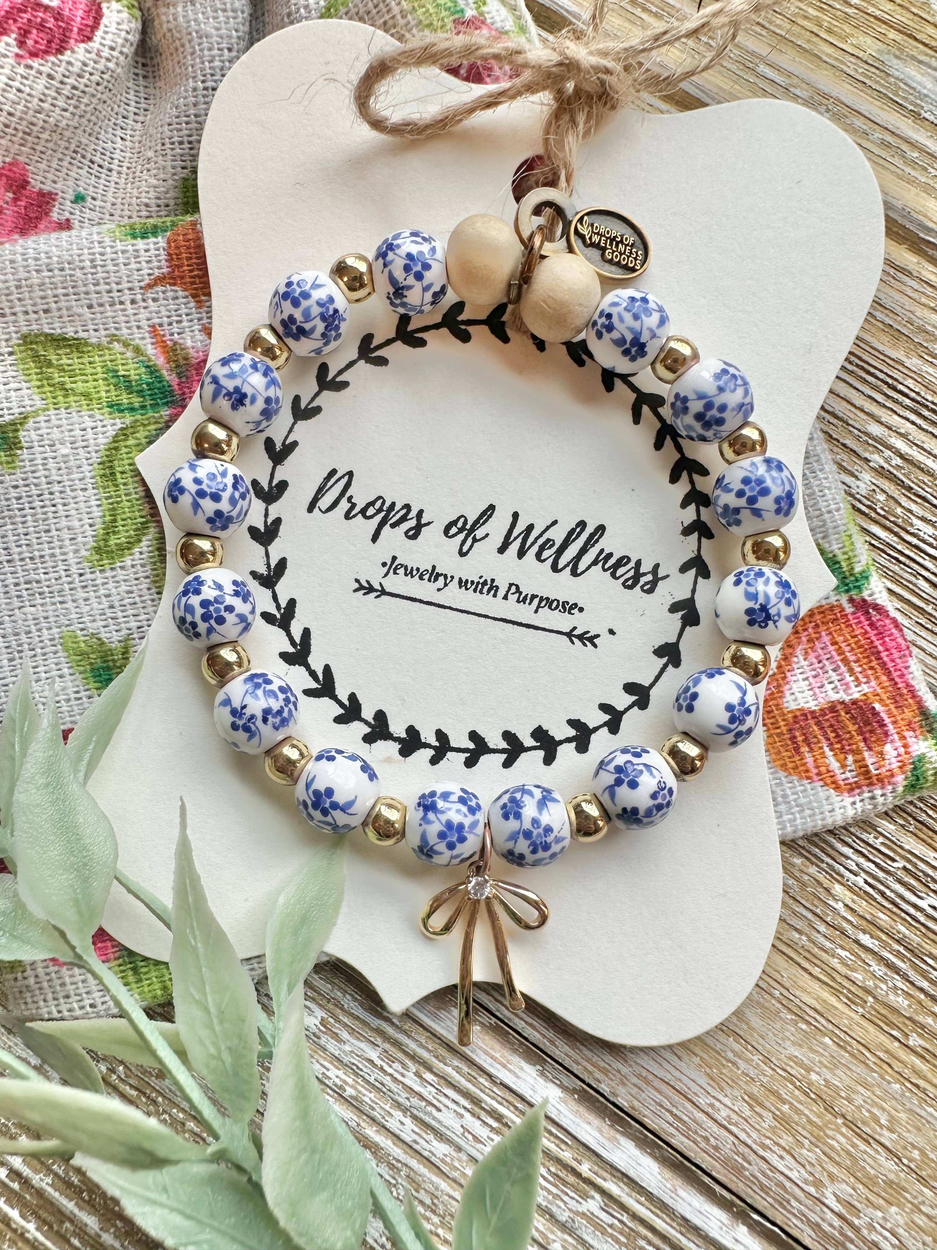 Diffuser Bracelet, Boho, Stretch Bracelet, The Florence