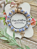 Diffuser Bracelet, Boho, Stretch Bracelet, The Florence