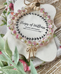 Beaded Stone Bracelet, Diffuser Jewelry, The Millie