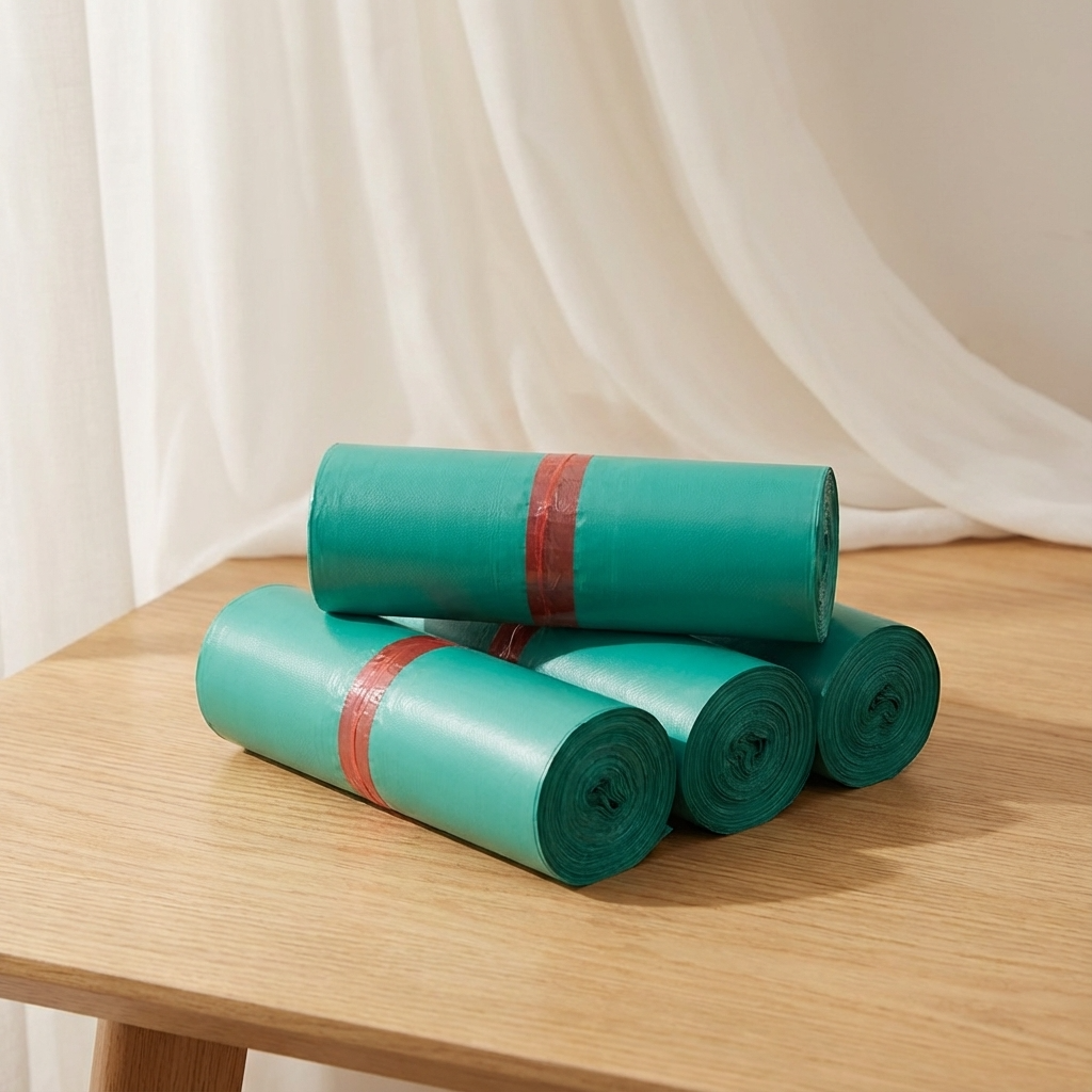 100pcs, 5 sizes Dark green thicken poly Mailer Shipping bag