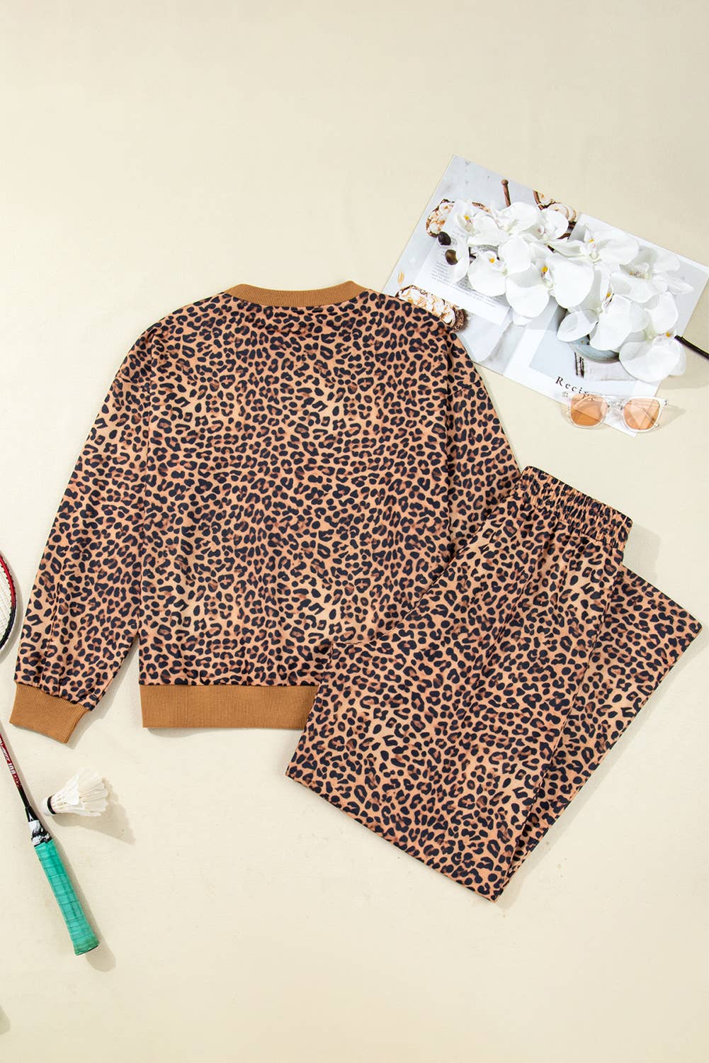 Western Pullover and Pants 2pcs Outfit with Bow Embroidery