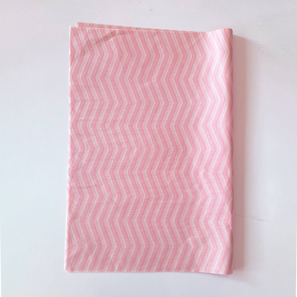150pc, 28x20" Wavy Zigzag line 17g Wrap Paper Sheet